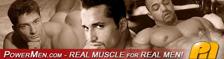 Dreamboat muscular gay men demonstrate their gorgeous bodies