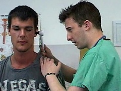College boy gets molested by doctor.