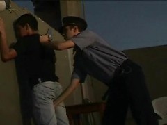 Twinky spy gets anal punishment from horny gay cop