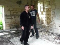 Two boys speaking