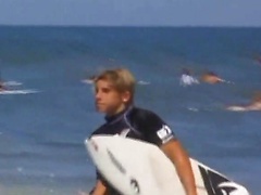 Twink surfer masturbates