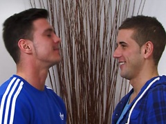 Straight Geezer Paddy O'Brian Kisses and Fucks the Brains out of Dan Broughton!