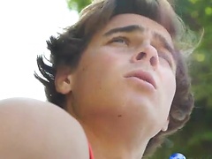 Hot boy Justin Owen stripping