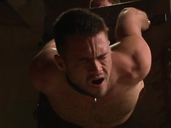 Huge cock boy bound, beaten and fucked
