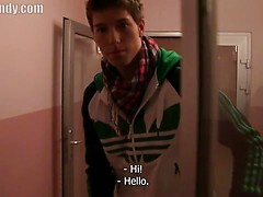 Debt Dandy - Czech boy sucking off cock