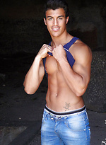 Andrea shows his perfect italian body