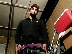 Jerking Out A Load In The Garage - Keef Johnson