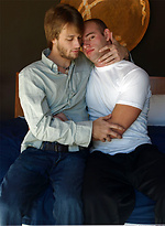 Attractive gays Josh B and Patrick Rouge taste each other's cock and fuck