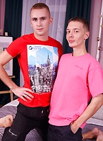 Skinny gay boys Christian Hermes and Kalvin Jaferson fucking