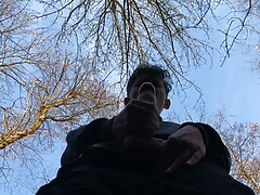 (18 Y.o) Cute Boy Stroking his 9 Inches Dick /OUTDOOR / School Boy / Hunks