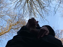 (18 Y.o) Cute Boy Stroking his 9 Inches Dick /OUTDOOR / School Boy / Hunks