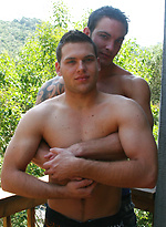 Well endowed gay men Samuel & Clark Kent fooling around with each other