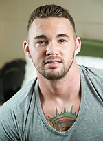 Hung boy Dalton Riley enjoys a threesome with a gay couple