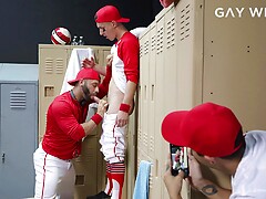 Tristan Hunter Gets Fucked in Locker Room by Coach Eddy Ceetee