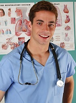 Gay doctor Bradley Hudson & his hunky patient suck each other's big dick